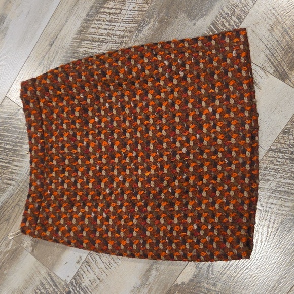 Kate Spade Brown and Orange Mini Skirt - Picture 2 of 6